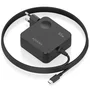Aisens Cargador de Pared 65W PD 3.0 con Cable USB-C de 1.5m Negro
